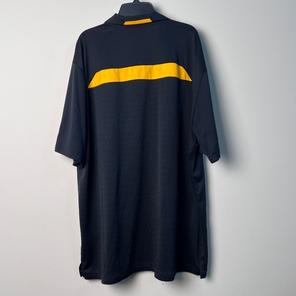 Nike DriFit Collared Black Appalachian State Mountaineers Logo Button Polo XL - Picture 4 of 7